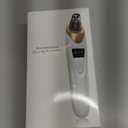 Blackhead Remover Vacuum - Professional Blackhead Extractor for Face with 3 Adjustable Suction Levels, USB Rechargeable Pore Cleaner, and 5 Interchangeable Probes (White)