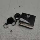 MNGARISTA Upgraded Heavy Duty Retractable Keychain with Belt Clip, 10 OZ Retraction, 31.5" Stainless Steel Cord Key Chain, 3K Carbon Fiber ID Badge Reel Holder with Badge Strap and Key Ring, 2 Pack