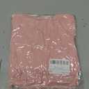 WDIRARA Women's Plus Size Cold Shoulder Ruffle Trim Bishop Sleeve A Line Dress (Pink, XL)