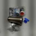 Hibbent Pull Down Spray Head for Kitchen Faucet, NSF/ANSI/CAN 61 & CUPC Certified 3-Function Spray Nozzle, 15 Adapters, Sink Faucet Head Replacement Compatible with Moen, Delta, Kohler, Brushed Nickel