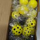 HyDren 40 Pcs Mini Construction Ornaments Yellow and Black Construction Theme Party Decoration 1.2 Inch Small Hanging Ball for Holiday Decorations