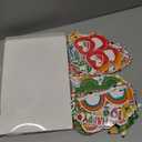 48 Pcs 100th Day of School Paper Glasses Happy 100th Day of School Eyeglasses Gifts Colorful Photo Booth Props for Kindergarten Preschool Reward Supplies Decorations Party Favors