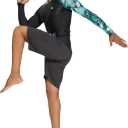 Mens UPF 50+ Compression Rash Guard Long Sleeve UV Sun Protection Surf Skin Shirt Quick Dry Performance Fit (Black, XXL)