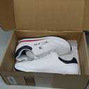 Tommy Hilfiger Women's Laces Sneaker (9, White/White/Navy)