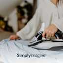 2 x SimplyImagine Flexible Iron Cord Holder - Metal, Tabletop Mount - Tangle-Free Pressing & Ironing Board Cord Holder - Universal Fit & Steam Compatibility