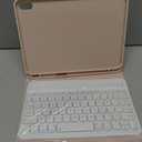 Case for iPad 11th/10th Generation with Keyboard, 11 inch A16/10.9" iPad 10 Case (2025/2022) with Pencil Holder, Wireless Keyboard and Slim Lightweight Soft Cover Auto Wake/Sleep, Pink