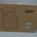 3W Floor Mats for 2019-2025 2026 Ram 2500/3500 Crew Cab with Bucket Seat (Not for PTO KIT Models), All Weather TPE Custom Fit Dodge Ram 2500/3500 Floor Liners 1st & 2nd Row (for Carpet Floor), Black