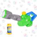 Maxx Bubbles Toy Bubble Leaf Blower with Non Toxic Refill Solution, Sturdy Plastic, Bubble Toys for Boys and Girls, Outdoor Summer Fun for Kids and Toddlers, 3+