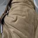 H.VERSAILTEX Stretch Velvet Armchair Cover Couch Covers 1 Cushion Chair Slipcover for Living Room Furniture Cover Crafted from Thick Comfy Rich Velour (Chair 31"-49", Camel)