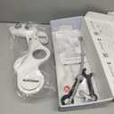 LUXE Bidet NEO 120 - Single Nozzle, Self-Cleaning, Non-Electric Bidet Attachment for Toilet Seat, Adjustable Water Pressure, Rear Wash (White)