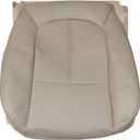 NLQR Front Passenger Side Bottom Replacement Perforated Seat Cover Tan Compatible with Ford F250 F350 F450 F550 Lariat 2011 2012 2013 2014 2015 2016