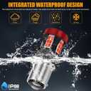 1157 LED Bulb Red, BAY15D PY21W 7507 LED Brake Light Bulbs Super Bright for Rear Brake Lights and Tail Lights, 2 Pack