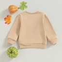 Toddler Baby Halloween Outfit Boy Girl Pumpkin Sweatshirt Crewneck Pullover Sweater Long Sleeve Shirt Fall Clothes (18-24 Months, Cutest Pumpkin in the Patch Khaki)
