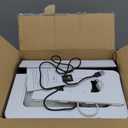 2.5 Gallon Fish Tank Small Aquarium Starter Kit with Hidden Filtration, 3 Color Light, Self Cleaning Nano Tank for Betta, Shrimp, Guppy, Angelfish (Black)