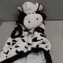 Pet Costume for Small Dogs Cats,Halloween Hoodies Winter Puppy Coat Outfits Funny Pajamas Clothes for Christmas Party,Cow L (L(Bust: 17.72 inch))