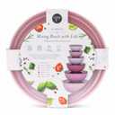 Core Kitchen 12 Piece Mixing Bowl Set With Lids - Pink