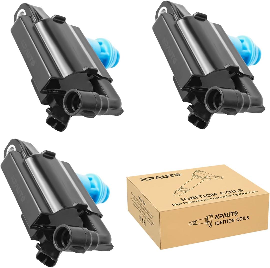 NPAUTO Ignition Coil Pack Replacement for V6 3.0L 1998-2005 Lexus GS300, 2001-2005 Lexus IS300, 1998-2000 SC300, 1998 1999 2000 2001 2002 2003 2004 2005, UF228, Set of 2