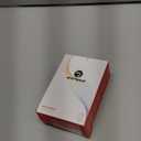 RAPIQUE Bluetooth Wireless Mouse - Dual Bluetooth & 2.4 GHz USB Receiver, Ergonomic Design, Quiet Clicks, Low Power - Multi-Device Compatibility for MacBook, Laptop, Computer (Blue and White)