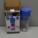 Hy-Impact Better Blender 16 Oz Cordless USB Rechargeable Turbo Power. New, Blue