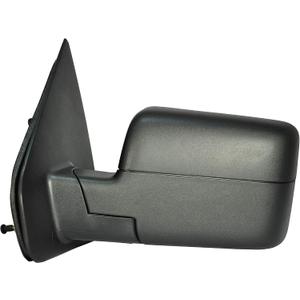 Dependable Direct Driver Side Mirror Fits Ford F-150 2004-2008 Power Remote, Non-Heated, Non-Folding, Unpainted Left Rear View Door Mirror OEM, FO1320233, 8L3Z17683EA, 4L3Z17683BAB, 6L3Z17683BA