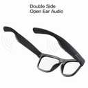 OhO Smart Glasses,Safety Glasses with Bluetooth Speaker,Indoor/Outdoor UV Protection and Voice Control,Unisex(Blue Light Lens)
