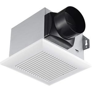 Tech Drive Very-Quiet 80 CFM, 1.5 Sone No Attic access Needed Installation Bathroom Ventilation and Exhaust Fan (80CFM)