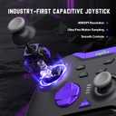 PXN P5 8K Wireless Gaming Controller, Capacitive Joystick, 2.4G PC Controller, Hall Triggers, Dual Vibrators, APP, 4-Macro, 3-Mode(2.4G/BT/SW), for PC,Switch,Android,iOS