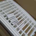 Sweetcrispy Plastic Dog Playpen - 4-Panel 24" Expandable & Durable Pet Fence for Medium Dogs - Indoor & Outdoor Portable Puppy Playpen with Secure Locking Door, White