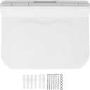 Folding Shower Seat, Secure and Stable Fold Down Shower Bench with Easy to Clean Plastic Construction, Versatile Use for Bathroom Entrance, Changing Shoes