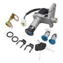 Motorcycle Ignition Switch Key Set Kit Compatible with GY6 125cc 150cc Moped Scooter 4 Pin Plug Chinese Scooter Parts