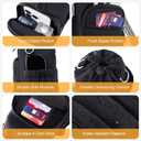 Water Bottle Bag 40 oz Crossbody Holder for Walking Hiking Insulated Carrier Purse with Adjustable Strap
