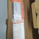 TEAKMAMA Ceiling Curtain Track,3-6FT Heavy Duty Room Divider Track,White