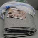 Madane Hallway Runner Rug 2'6''x16' Kitchen Runner - Non Slip Vintage Runners for Hallways Washable Soft Low Pile 2.5x16 ft Rug Runner for Laundry Room, Entryway and Bedroom, Turmeric/Grey