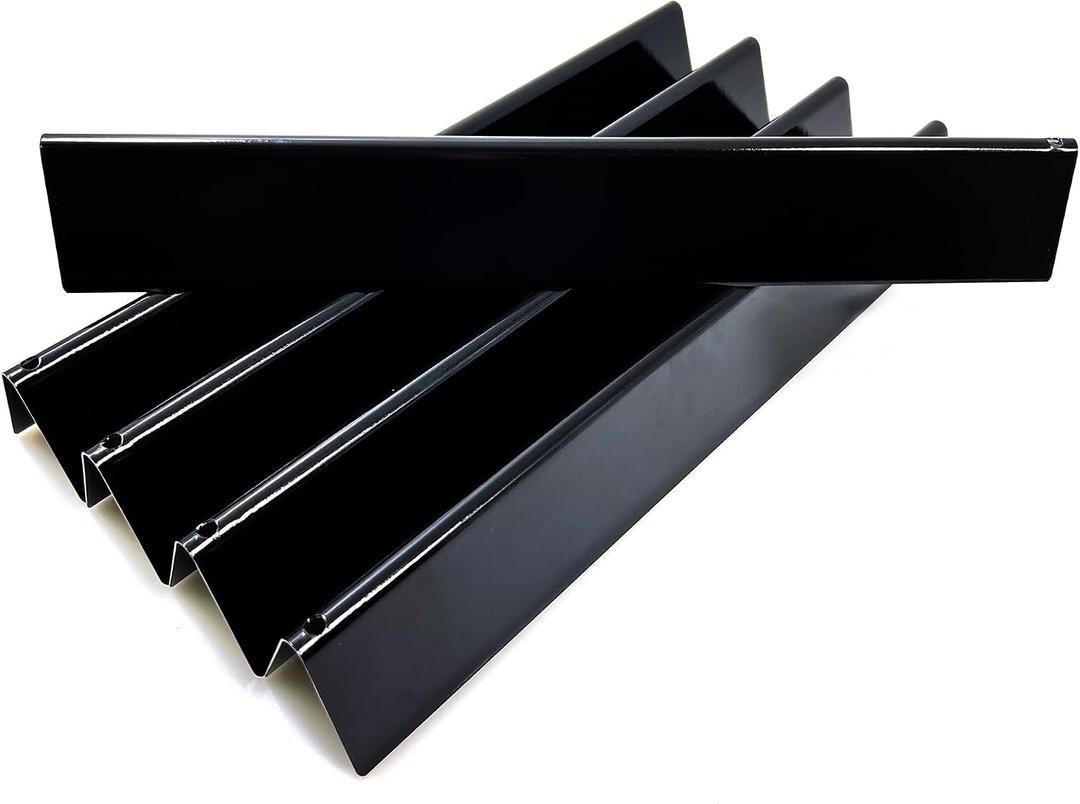 Parts DP158 5-pk 17.5 Inch Porcelain Steel Flavorizer Bars for Weber Genesis 300 Series, Genesis E310 E320 E330 S310 S320 S330 Grills with Front Controls, Heat Plates for Weber 7620 7621