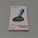 Freshly Bailey Dematting Comb for Cats and Dogs, Mat Remover and Deshedding Grooming Tool, Safe Detangler for Matted Fur, Double Sided Undercoat Rake