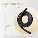 W11177741 Dishwasher Gasket Door Seal by savone for Whirlpool Maytag Kenmore Dishwashers Replaces W10300924 W10660528