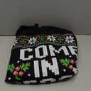 fresh tees I Come In Peace Couple Matching Ugly Christmas Sweater Sweatshirt for Men/Women (Large, Black)