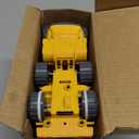 Toddler Toys for Ages 2-4, Kids Toys for 1 2 3 Year Old Boy Girls,Dump Truck Cement Mixer Excavator Toy Cars Set, BPA Free, Phthalates Free, PVC, Outdoor Toddler Boy Toys Birthday (Yellow)