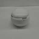 Mkono Ceramic Hanging Planter of Shallow 8 Inch and Deep 6 Inch for Indoor Outdoor Plants, Set of 2 Modern Plant Pot Geometric Porcelain Hanging Basket with Polyester Rope Hanger