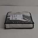 ECOCOTT 3 Pieces Duvet Cover Set King 100% Washed Cotton 1 Duvet Cover with Zipper and 2 Pillowcases, Ultra Soft and Easy Care Breathable Cozy Simple Style Bedding Set(Grey Stripes) (Grey&white (No Comforter))