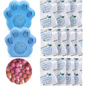 WiseFresh 5 Gram Ethylene Gas Absorber Packet, Vegetable & Fruit Fresh Produce Protector, Food Freshness Extender, Fresh Fruit Preserver, Vegetable Saver (5 Gram, 30Pcs+2 Canisters)