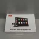 9" Wireless Apple Carplay Screen for Car with 4K Dash Cam, Portable Apple Carplay & Android Auto with 1080p Backup Camera DVR, Voice Control/GPS Navigation/Mirror Link/BT (Black)