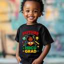 Kids Black History Shirt,Toddler Black History Month T-Shirt Boys Girls, African American Tee, 2-6T (Black)