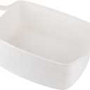 OIAHOMY Woven Basket, Gift Basket Empty with Gift Bags and Ribbons, Rope Baskets for Baby Showers, Storage Baskets with Handles for Nursery, Pet Toy Organizer - White (Medium: 13.5L*10W*6H)