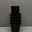 Heavy Duty Bed Risers - Set of 4 Adjustable Furniture Risers, Elevation Heights of 3, 5 & 8 Inches, Supports Up to 1,300 lbs for Bed, Couch, Table & Chair (Matte Black)