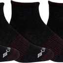 Columbia Men's 2 Pack Balance Point Walking Quarter Socks (Black)