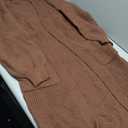 Women's Long Cardigan Sweaters Open Front Oversized Duster with Pocket for Women 2025 Fall Winter Knit Design Coats (Rust, Coffee)