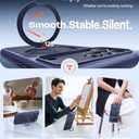 TORRAS Ostand for iPhone 17 Pro Max Case with Sturdy Stand, Camera Control Cover Compatible with MagSafe, Military Grade Protection, Translucent Slim Phone Case for iPhone 17 Pro Max 6.9", Deep Blue