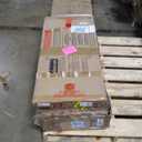 Backyard Discovery Bay Pointe Cedar Wood Swing Set with Wave Slide, Play Deck, Rock Wall Ladder, Belt Swings, Chalkboard, Canopy Roof, Outdoor Playset (Blue)