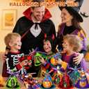 234 PCS Halloween Party Favors for Kids,24 Pack Witch Hat Goodie Bags Prefilled Halloween Toys for Trick or Treat Toy for Kids Halloween Gifts Boys Girls Toys Classroom Prizes Party Supplies